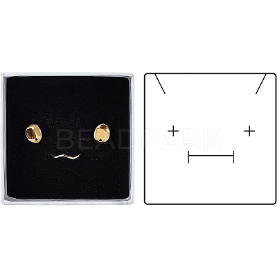 Square Kraft Cardboard Jewelry Boxes AJEW-BC0005-80-1