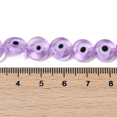 Handmade Evil Eye Lampwork Beads Strands LAMP-G164-10C-02-1