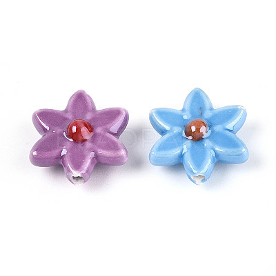 Handmade Porcelain Beads X-PORC-N008-10-01-1