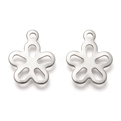 Non-Tarnish 201 Stainless Steel Charms STAS-C017-21P-1