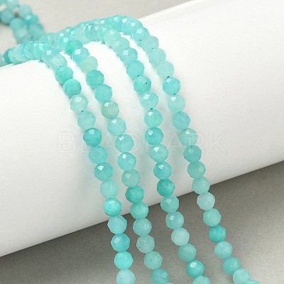 Natural Amazonite Beads Strands G-F509-25-4mm-1