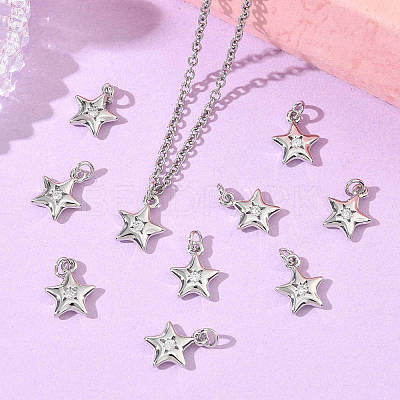 SHEGRACE Brass Clear Cubic Zirconia Pendants XGRQ3K289-526P-1