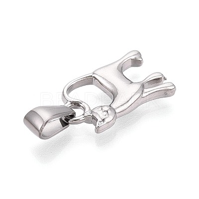 303 Stainless Steel Pendants STAS-Q110-07P-1