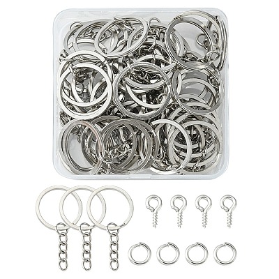 DIY Keychain Making Finding Kit DIY-YW0006-49-1