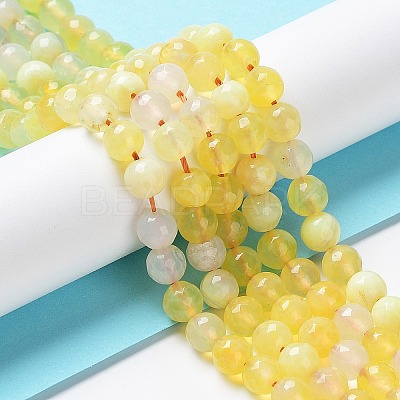 Natural Fire Crackle Agate Bead Strands G-K166-07F-6mm-07-1