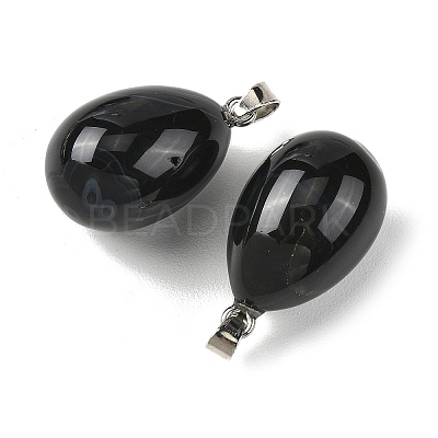 Natural Banded Agate Pendants GG-K002-08A-17-1