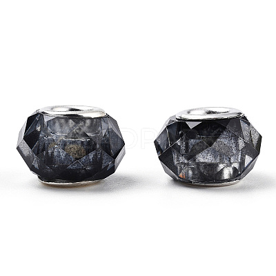 Transparent Resin European Beads RPDL-T003-08-1