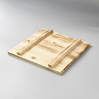 Wooden Heat Insulation Pot Mat AJEW-WH0270-479-1