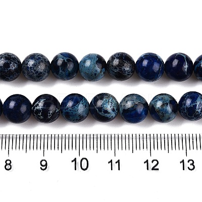 Natural Imperial Jasper Beads Strands G-N342-63A-1