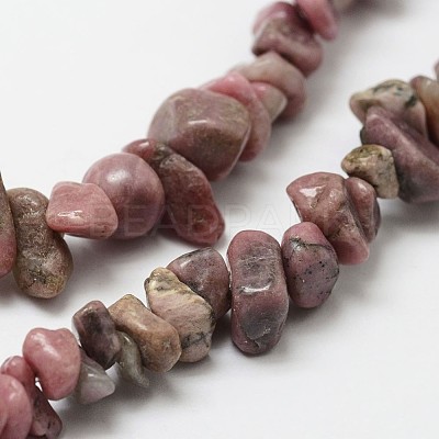 Natural Rhodonite Beads Strands X-G-F328-23-1