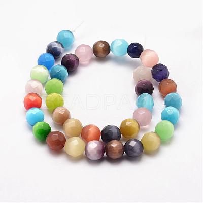 Cat Eye Beads Strands CE-k002-10mm-01-1