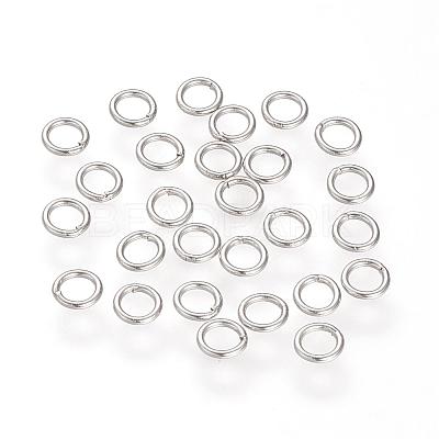 304 Stainless Steel Closed Jump Rings STAS-S066-16-4mm-1