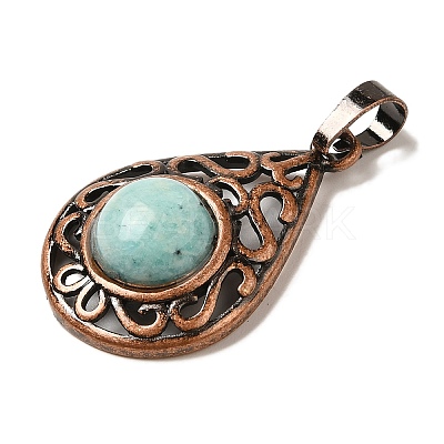 Natural Amazonite Pendants G-H065-02R-21-1