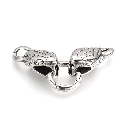 304 Stainless Steel Spring Gate Rings STAS-Q209-31-1