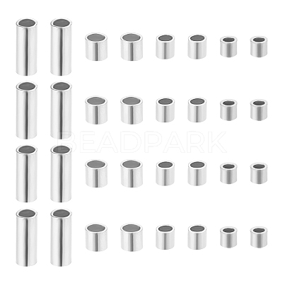 925 Sterling Silver Tube Beads STER-PH0003-46P-1