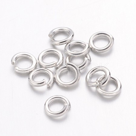 Brass Open Jump Rings JRC4mm-NF-1