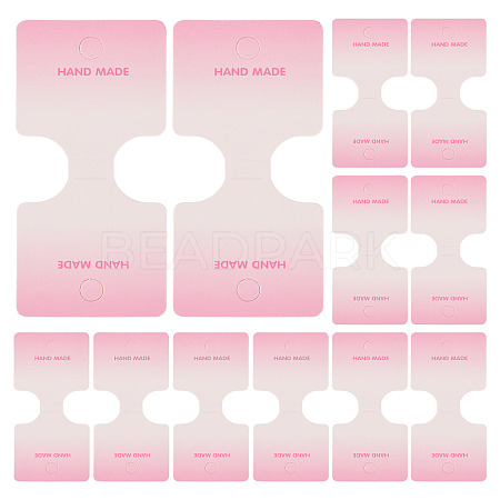 50Pcs Folding Paper Jewelry Display Cards ODIS-TA0001-07E-1