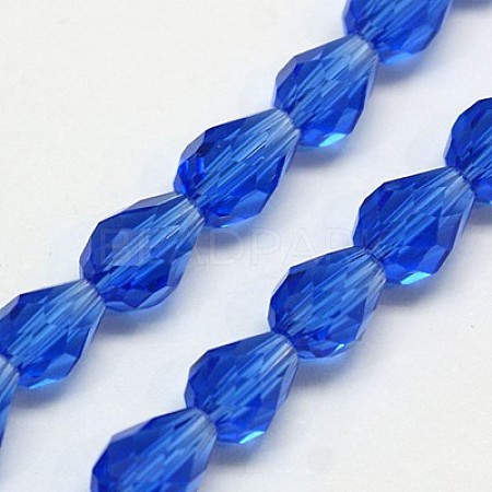 Glass Beads Strands X-EGLA-E010-10x15mm-13-1