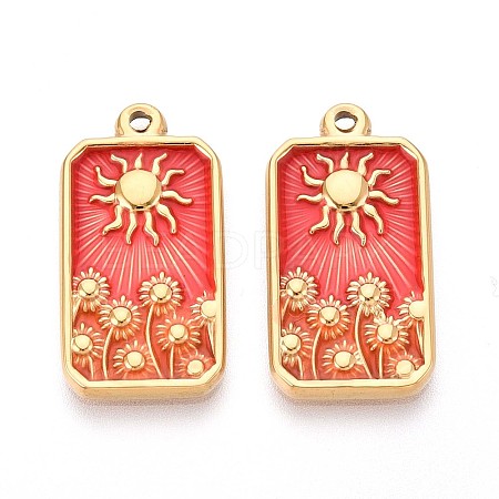 304 Stainless Steel Pendants STAS-N109-150C-G-1