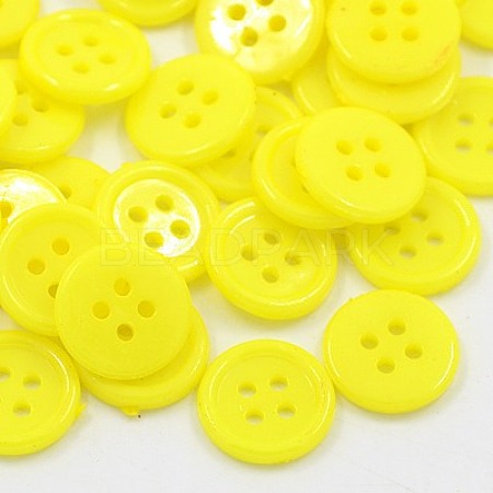 Acrylic Sewing Buttons BUTT-E076-B-10-1