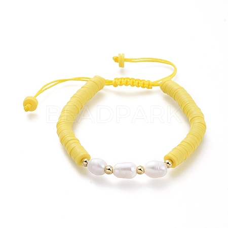 Adjustable Nylon Thread Braided Bead Bracelets BJEW-JB05124-01-1