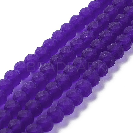 Transparent Glass Beads Strands EGLA-A034-T8mm-MD06-1