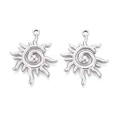 304 Stainless Steel Pendants X-STAS-T065-07P-1