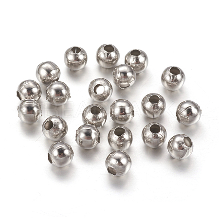 304 Stainless Steel Spacer Beads STAS-I020-08-1
