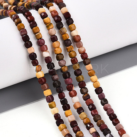 Natural Mookaite Beads Strands G-T141-69-1