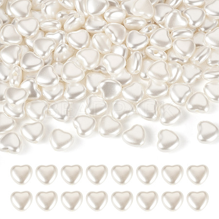 200Pcs ABS Imitation Pearl Beads OACR-TA0003-84A-1