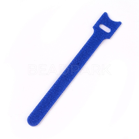 Magic Sticker Polyester Nuckle Cable Ties Reusable Self-Adhesive Headphone Cable Line Bundle Polyester Cable Ties Magic Tie AJEW-TAC0019-21B-1