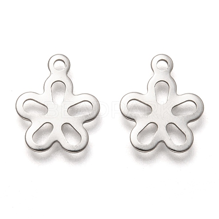 Non-Tarnish 201 Stainless Steel Charms STAS-C017-21P-1