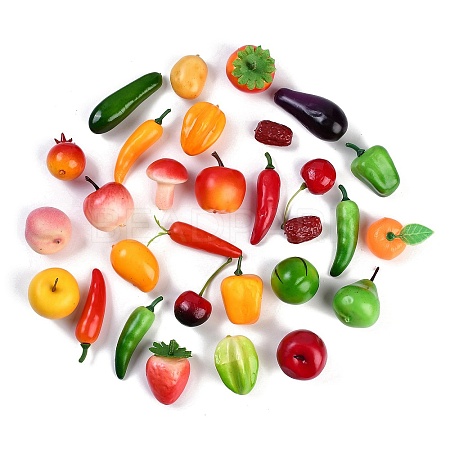 Opaque Resin Decoden Cabochons RESI-M050-01-1