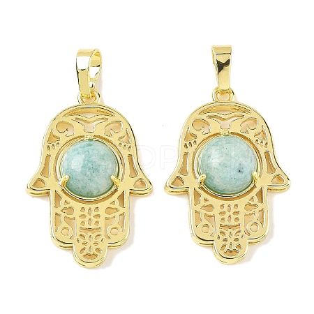 Natural Amazonite Pendants G-F786-07G-29-1