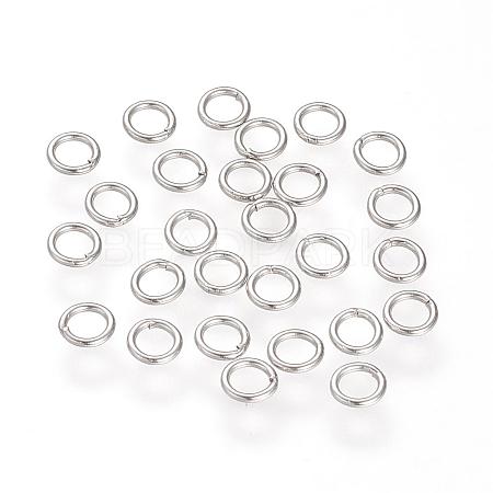 304 Stainless Steel Round Rings STAS-S066-16-4mm-1