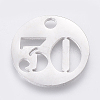 Non-Tarnish 304 Stainless Steel Pendants LS-STAS-F233-30-P-1