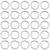Beebeecraft 40Pcs 925 Sterling Silver Open Jump Rings STER-BBC0005-55-1
