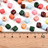 Opaque Colours Glass Seed Beads SEED-N007-14F-4