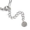 Non-Tarnish 304 Stainless Steel Paperclip Chain Necklace NJEW-D045-14P-3