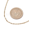 304 Stainless Steel Singapore Chain Necklaces NJEW-JN05167-01-3
