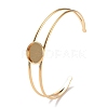 Ion Plating(IP) 304 Stainless Steel Bracelets Setting Making BJEW-B090-03A-G-1