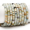 Natural Flower Amazonite Heishi Beads Strands G-A299-A17-01-2