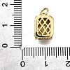Brass Glass Charms KK-V011-32G-3