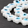 Handmade Evil Eye Lampwork Beads Strands LAMP-F024-03A-6