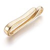 Brass S Hook Clasps KK-WH0020-01-2
