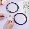 60Pcs 6 Colors Stainless Steel Wire Necklace Cord DIY Jewelry Making TWIR-UN0001-13A-4
