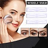 60Pcs 3 Styles Plastic Eyebrow Tattoo Practice Skin AJEW-CP0009-58B-6