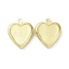 Rack Plating Brass Locket Pendants LS-KK-G489-03G-1