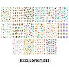 Nail Art Stickers MRMJ-R112-LDY017-032-2