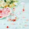 600Pcs Transparent Acrylic Bead Caps FACR-SP0001-01-4
